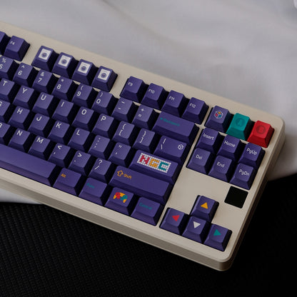 Nintendo Gamecube Theme Cherry PBT Keycaps
