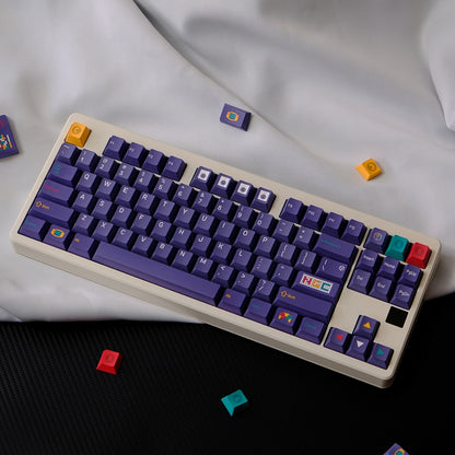 Nintendo Gamecube Theme Cherry PBT Keycaps