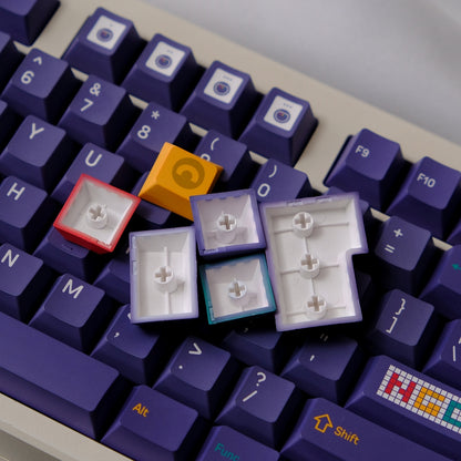 Nintendo Gamecube Theme Cherry PBT Keycaps