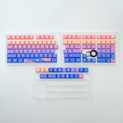 Stars Moon Cherry PBT Keycaps