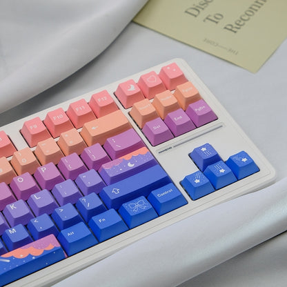 Stars Moon Cherry PBT Keycaps