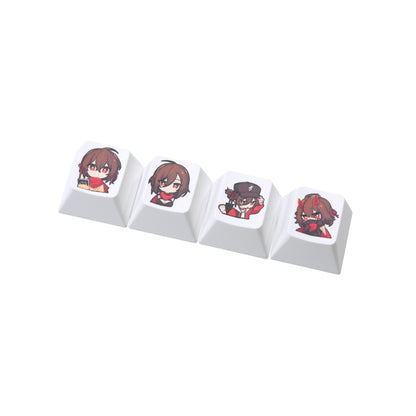 Yuki Aim Japanese Cherry PBT Keycaps With PBT Storage box