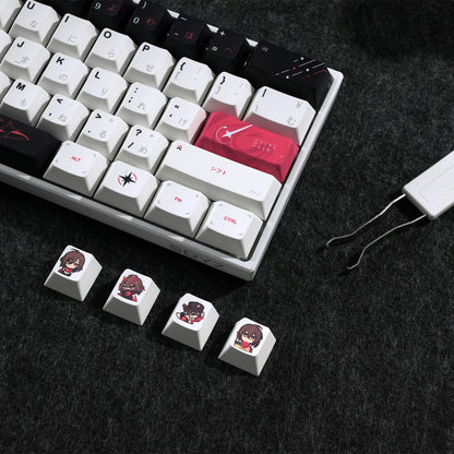 Yuki Aim Japanese Cherry PBT Keycaps With PBT Storage box