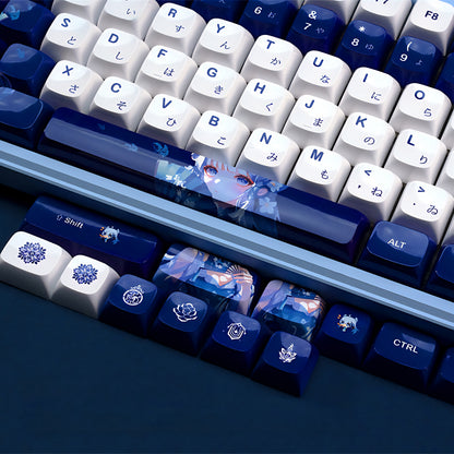 Ceramic Coated Glossy Genshin Impact Japanese XDA PBT Keycaps