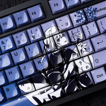 Ceramic Coated Glossy Unicorn Kafka Honkai Star Rail Japanese XDA PBT Keycaps