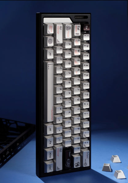 PREMIUM Time Metallic Coated Chery PBT Keycap Set