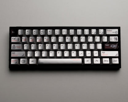 PREMIUM Time Metallic Coated Chery PBT Keycap Set