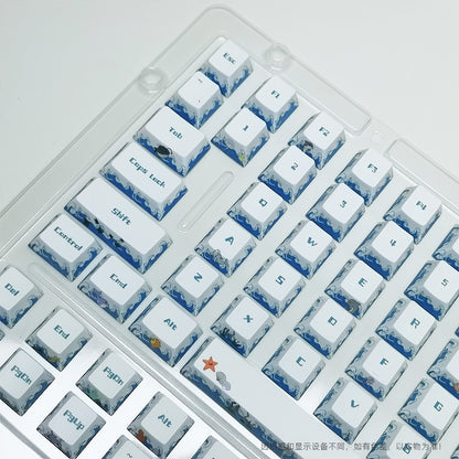 PRICE DROP Deep Sea Party Cherry PBT Keycaps