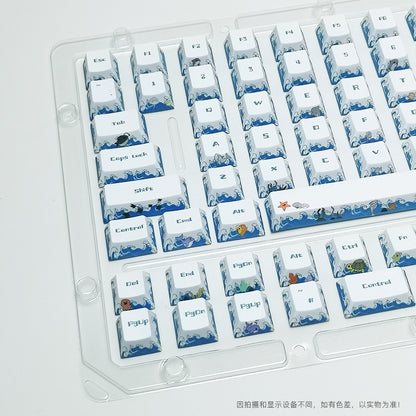PRICE DROP Deep Sea Party Cherry PBT Keycaps