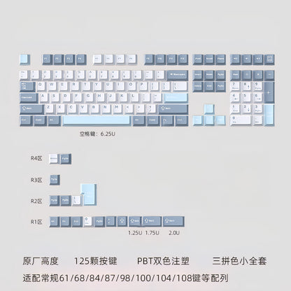 Cloud Lake Cherry Doubleshot PBT Keycaps