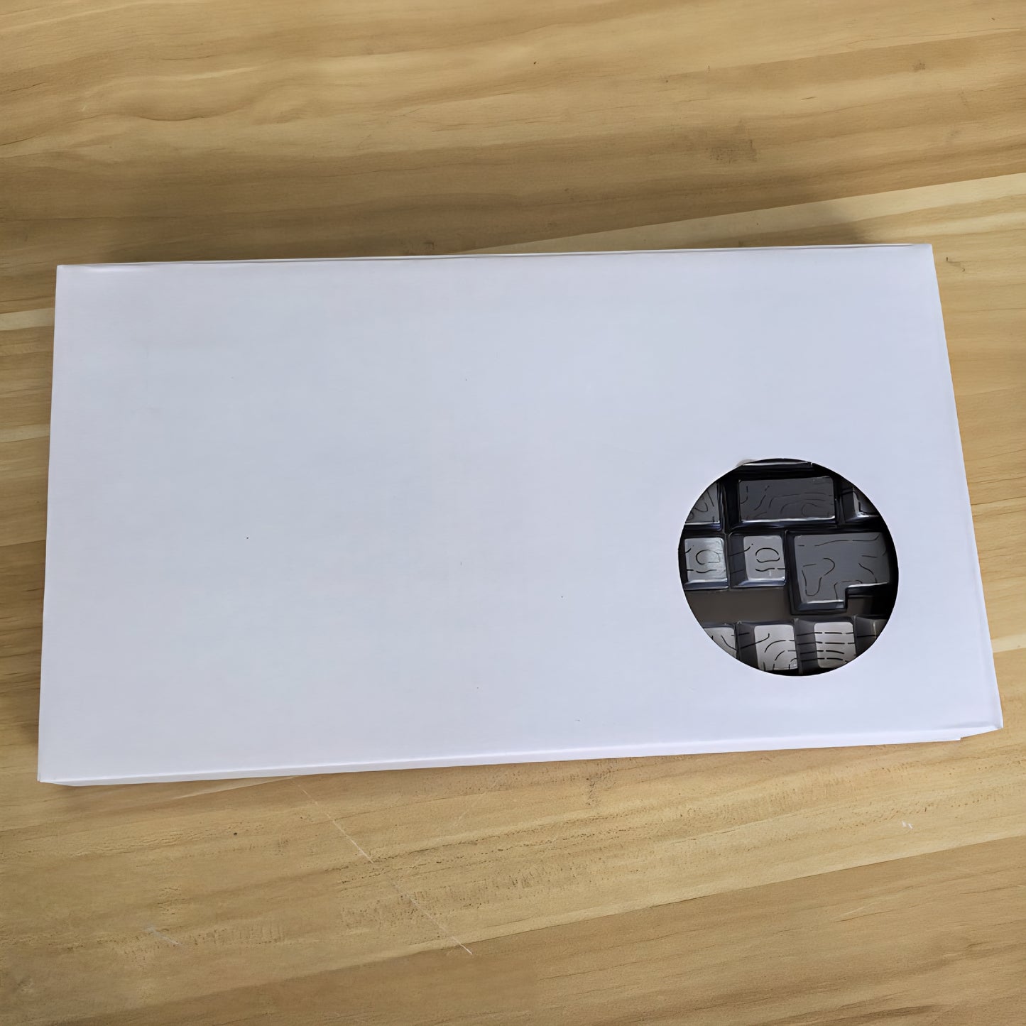 Topographic Polar Day Line Crack Side Backlit Cherry Keycaps