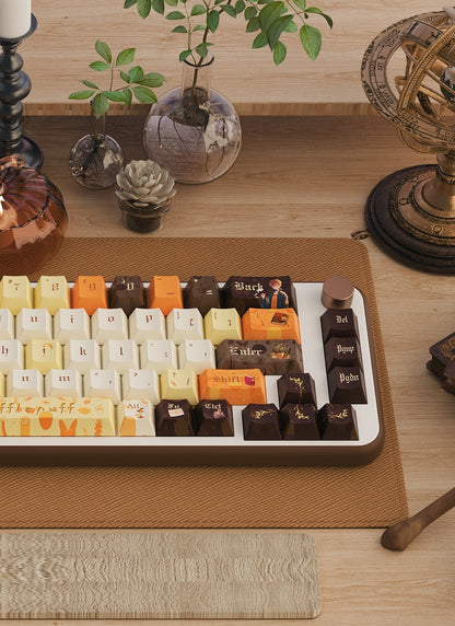 Hufflepuff Harry Potter Premium Cherry PBT Extended Keycaps