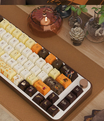 Hufflepuff Harry Potter Premium Cherry PBT Extended Keycaps