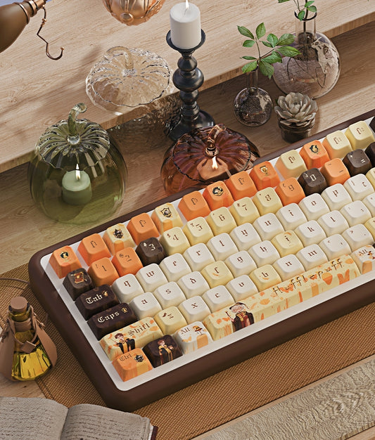 Hufflepuff Harry Potter Premium MDA PBT Extended Keycaps