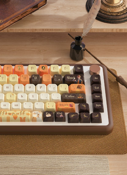 Hufflepuff Harry Potter Premium MDA PBT Extended Keycaps