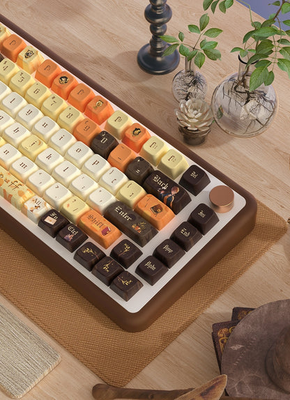 Hufflepuff Harry Potter Premium MDA PBT Extended Keycaps