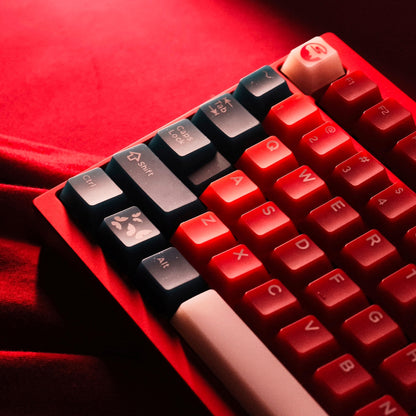 FROST Red Bean Cherry Profile Matte Smooth 173 Keycaps