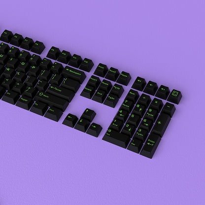 Eva Mecha 01 Black Cherry Doubbleshot PBT Keycaps
