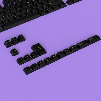 Eva Mecha 01 Black Cherry Doubbleshot PBT Keycaps