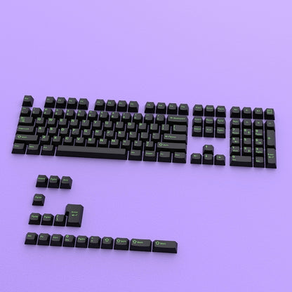 Eva Mecha 01 Black Cherry Doubbleshot PBT Keycaps