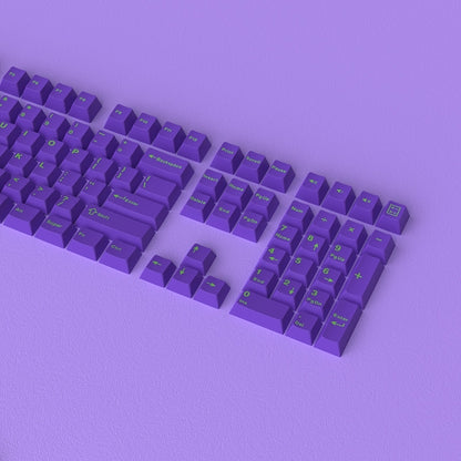Eva Mecha 01 Purple Cherry Doubleshot PBT Keycap