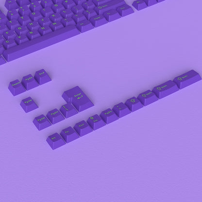 Eva Mecha 01 Purple Cherry Doubleshot PBT Keycap