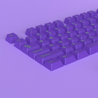 Eva Mecha 01 Purple Cherry Doubleshot PBT Keycap