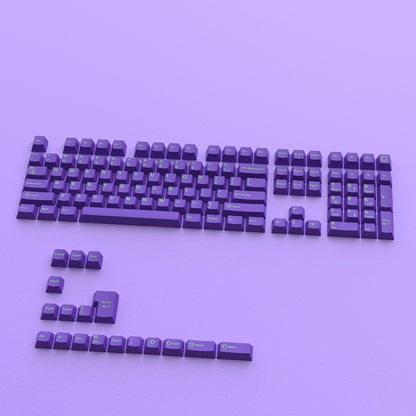 Eva Mecha 01 Purple Cherry Doubleshot PBT Keycap