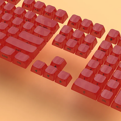 Jellyfish Red MDA PC Translucent Keycaps