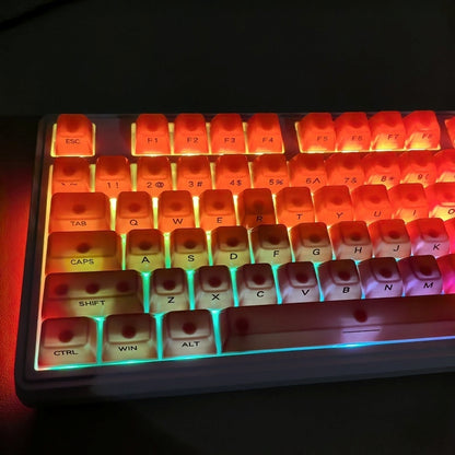 Jellyfish Red MDA PC Translucent Keycaps