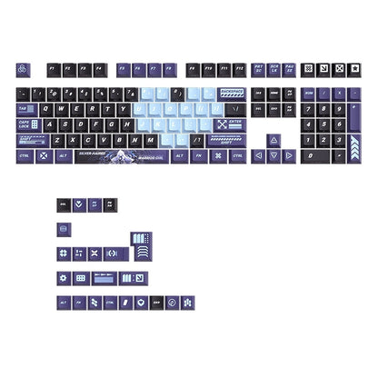Silver Haired Warrior Girl Dual Legends Side Backlit Cherry PBT Keycap