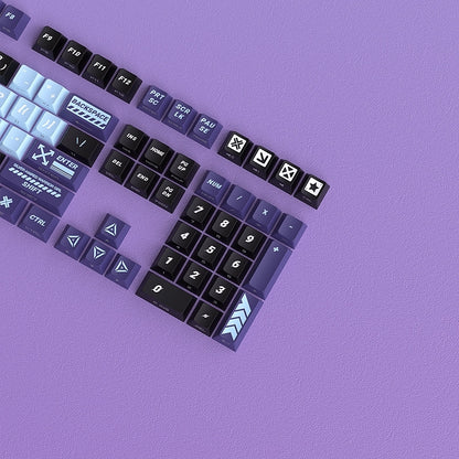 Silver Haired Warrior Girl Dual Legends Side Backlit Cherry PBT Keycap