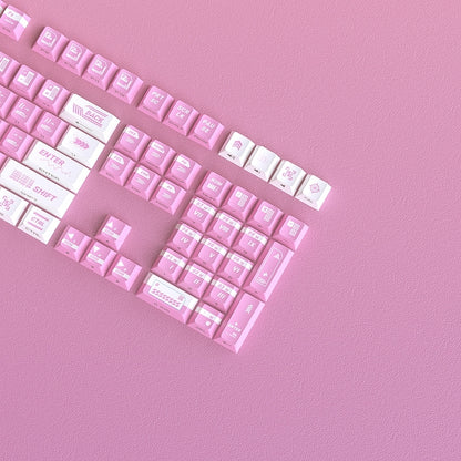 Evangelion Unit-08 Light Neon Genesis Evangelion Dual Legends Side Backlit Cherry PBT Keycaps