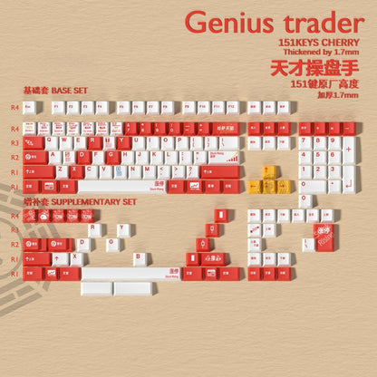 Genius Trader Cherry PBT Keycaps