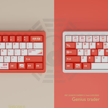 Genius Trader Cherry PBT Keycaps