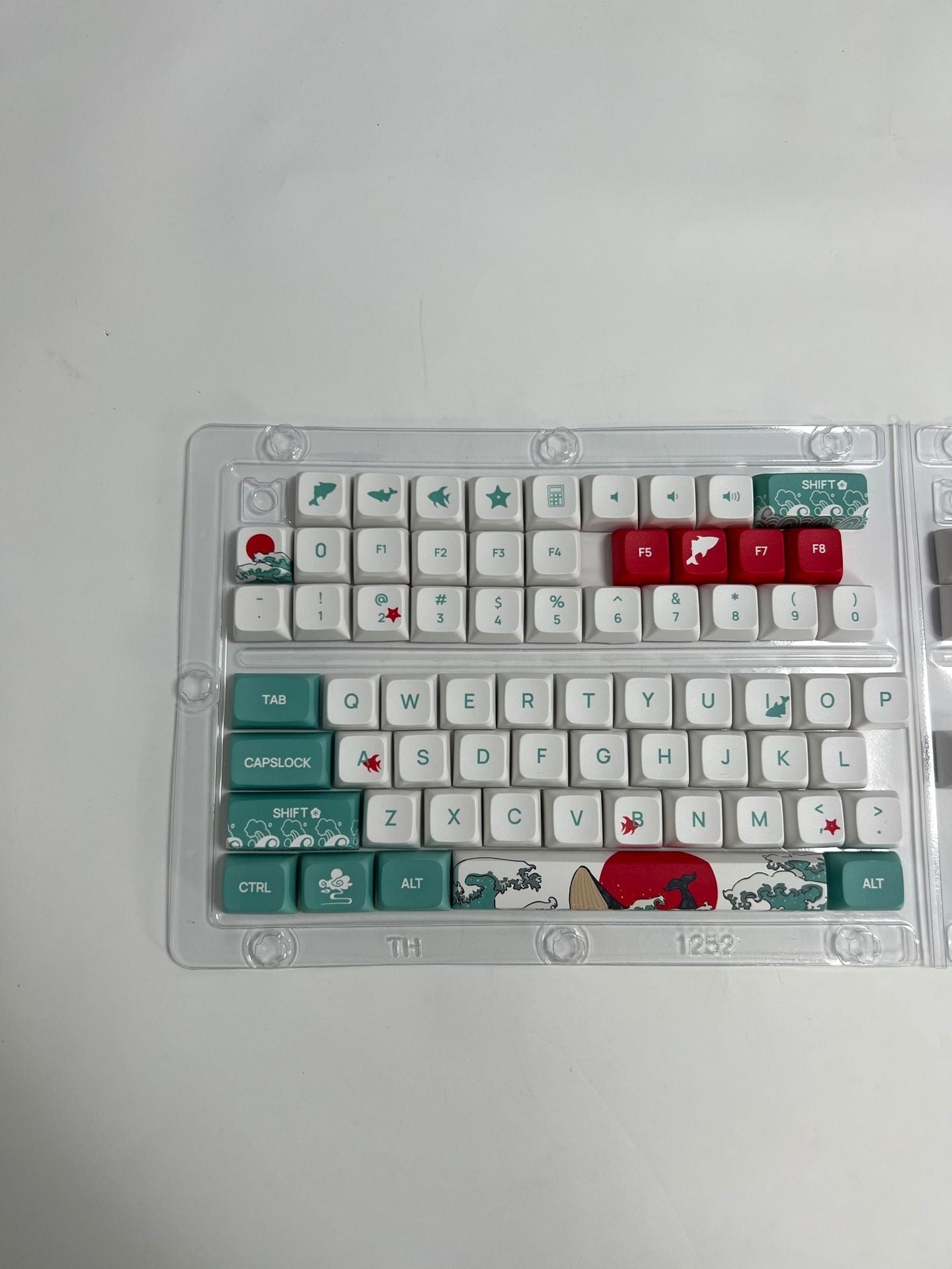 Coral Sea XDA PBT Keycaps