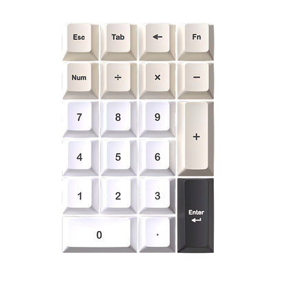 21 Keys Numpad Thick PBT Cherry PBT Keycaps