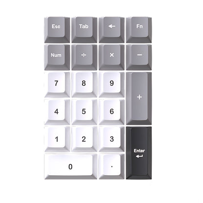 21 Keys Numpad Thick PBT Cherry PBT Keycaps