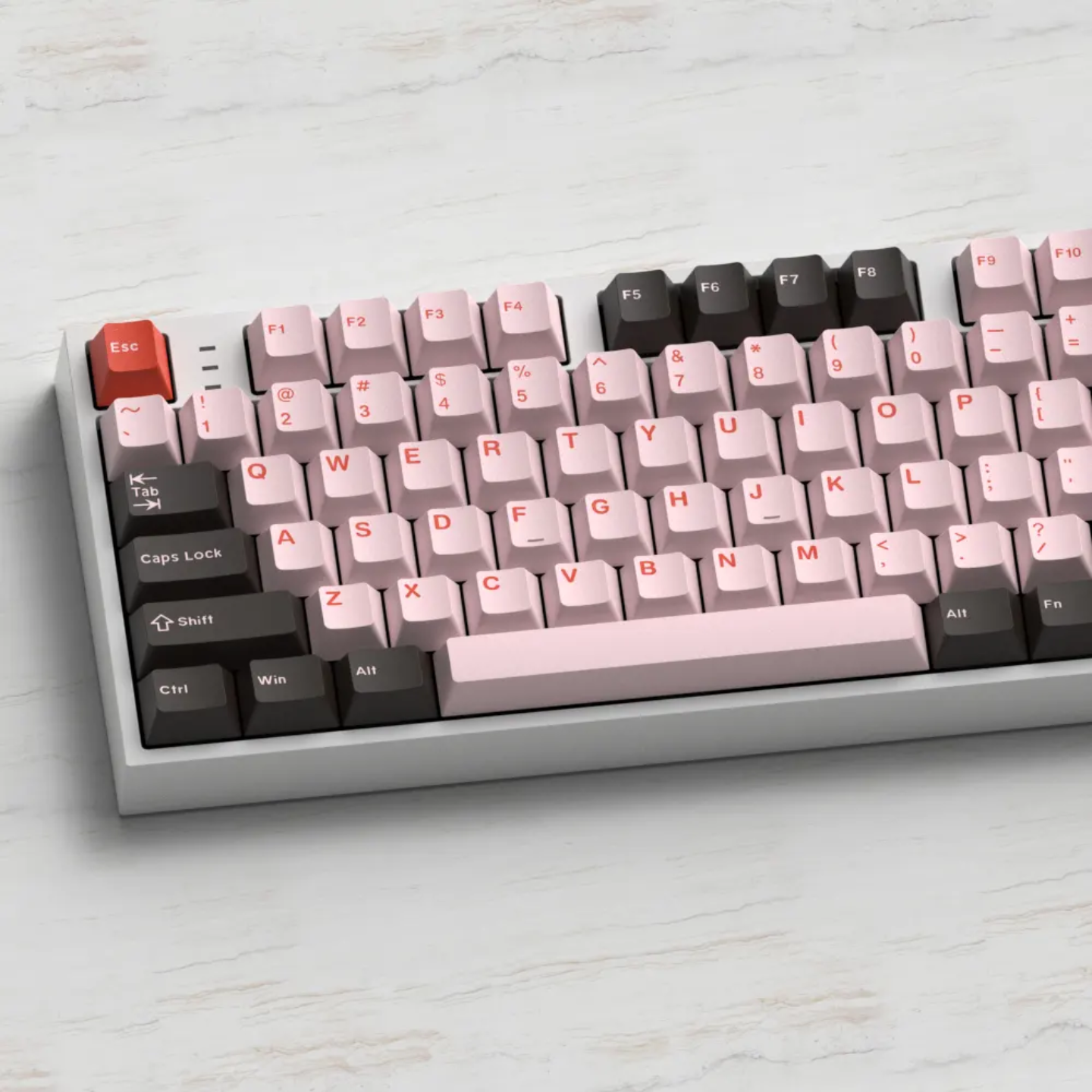 Cranberry Crush Quality Cherry Doubleshot Keycaps