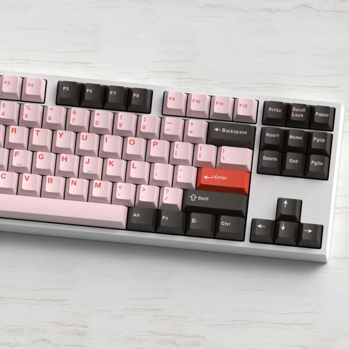 Cranberry Crush Quality Cherry Doubleshot Keycaps