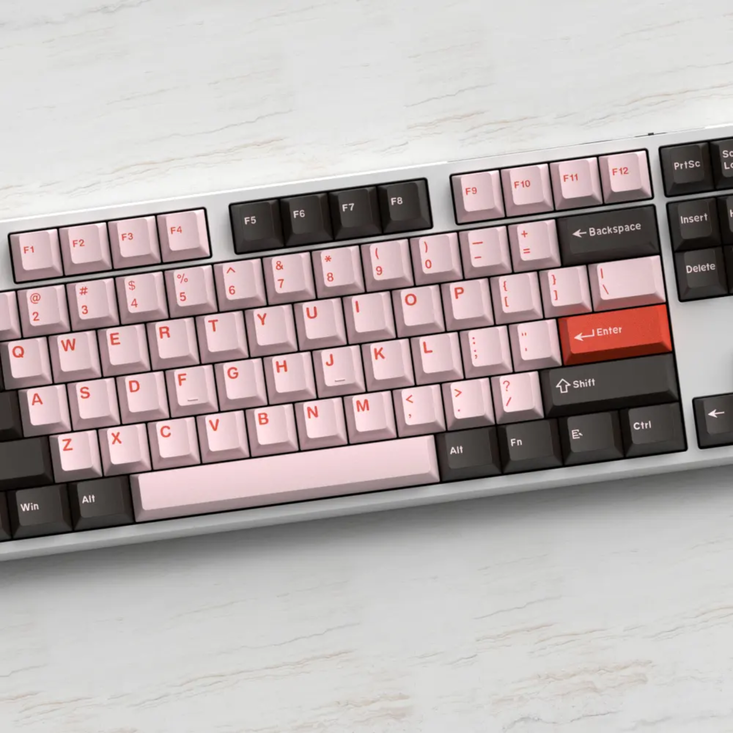 Cranberry Crush Quality Cherry Doubleshot Keycaps