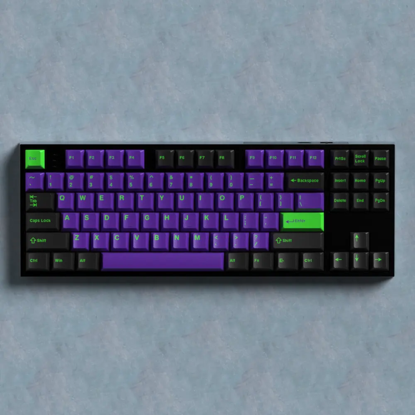 Neon Violet Quality Cherry Doubleshot Keycaps