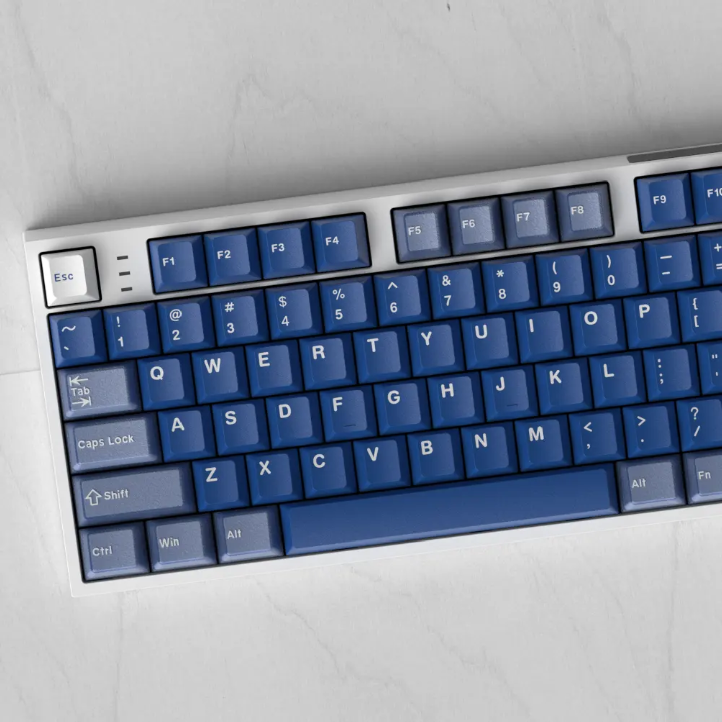 Jade Midnight Blue Quality Cherry Doubleshot Keycaps