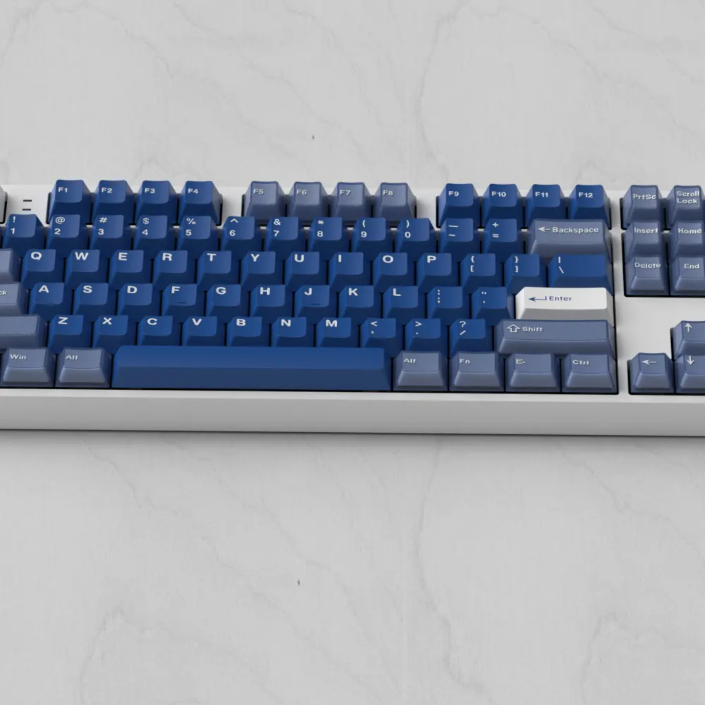 Jade Midnight Blue Quality Cherry Doubleshot Keycaps