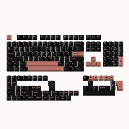 Desert Rose Quality Cherry Doubleshot Keycaps