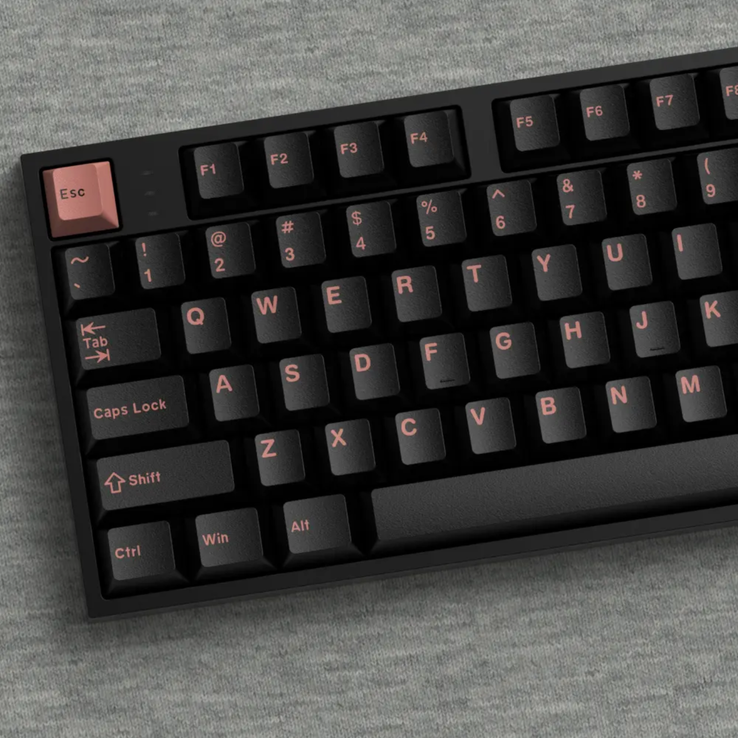 Desert Rose Quality Cherry Doubleshot Keycaps