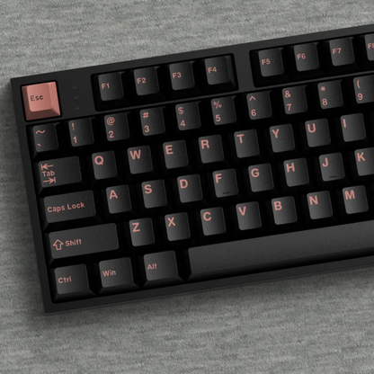 Desert Rose Quality Cherry Doubleshot Keycaps