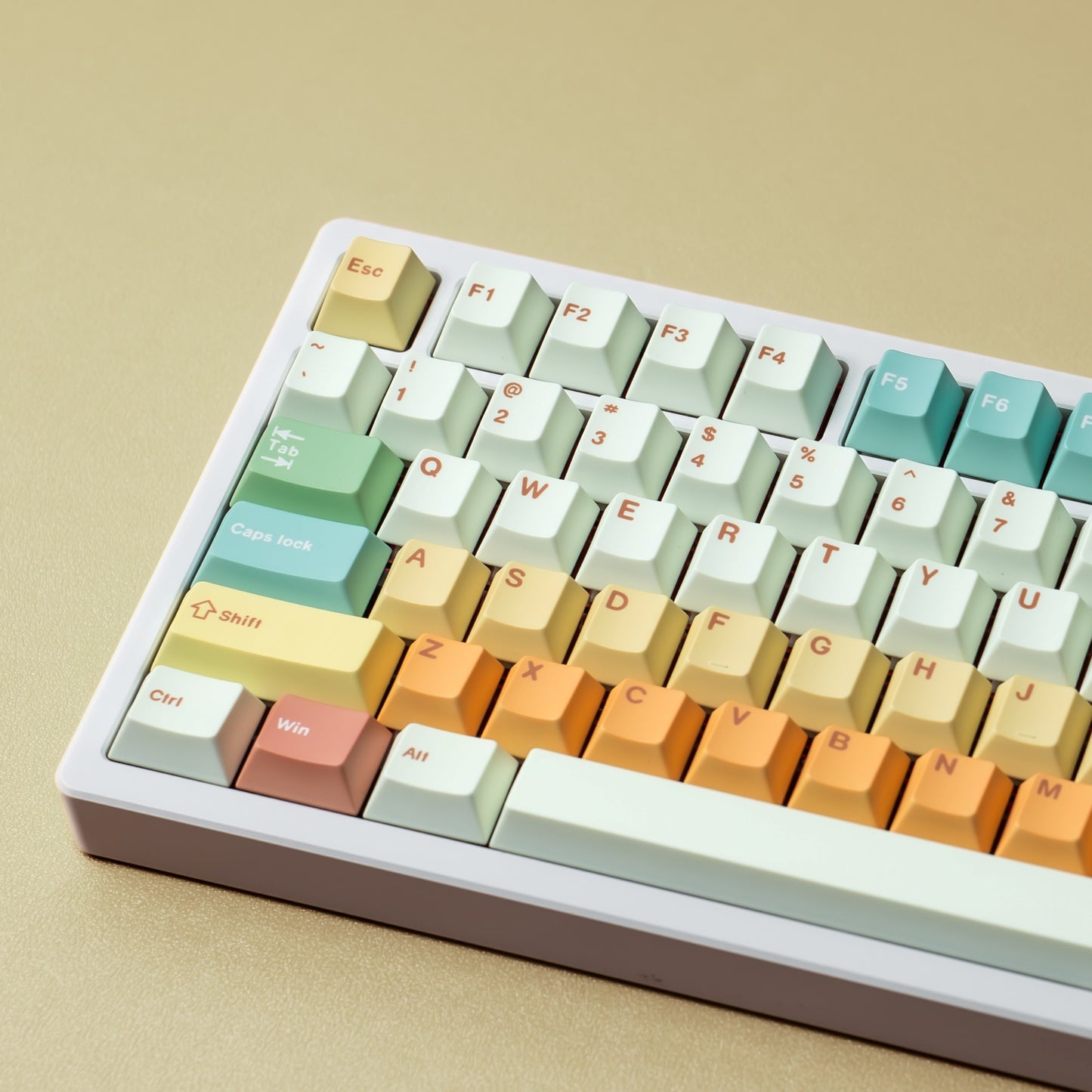 Candy House Minimal English /Japanese/Korean Cherry 1.7mm Thick PBT Keycaps