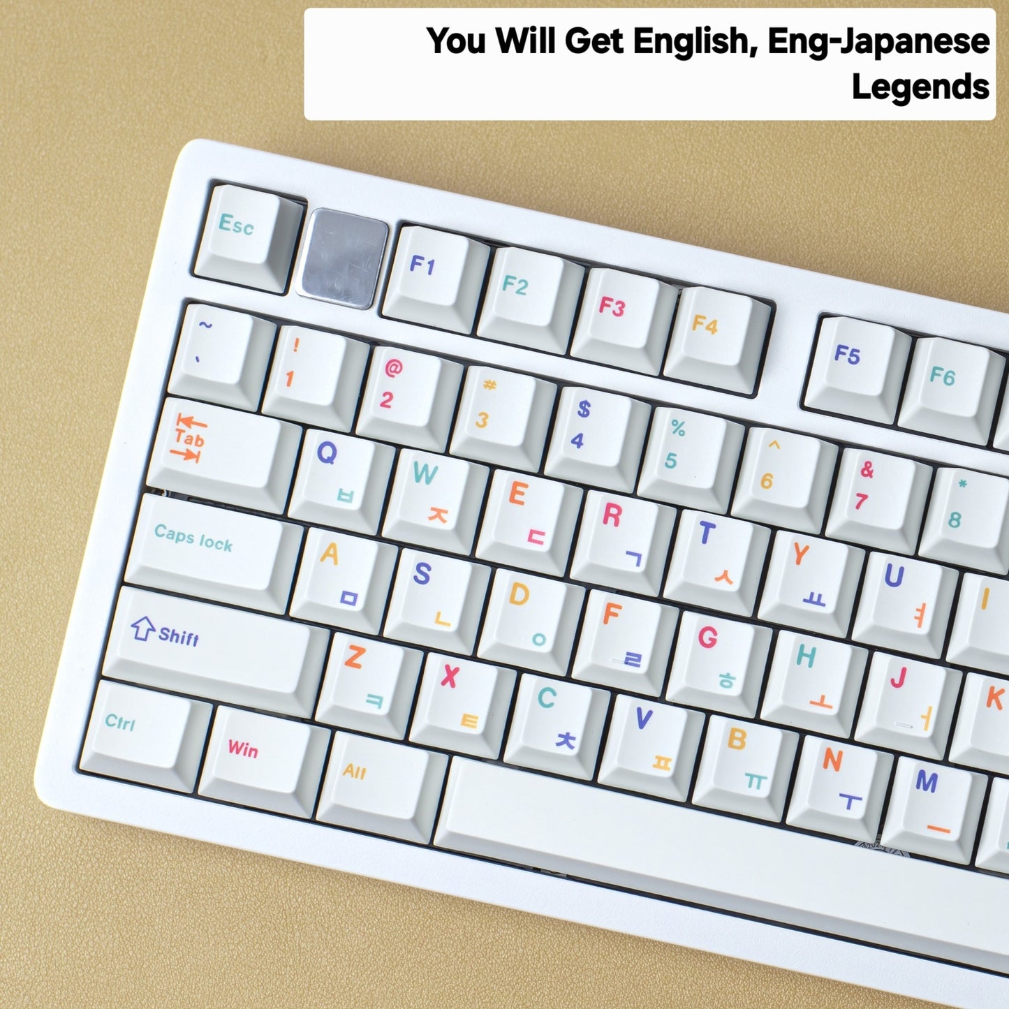 Underworlds Light English Japanese Cherry 1.7mm Thick PBT Keycaps