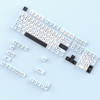Fresh Blue White Cherry Doubleshot PBT Keycaps